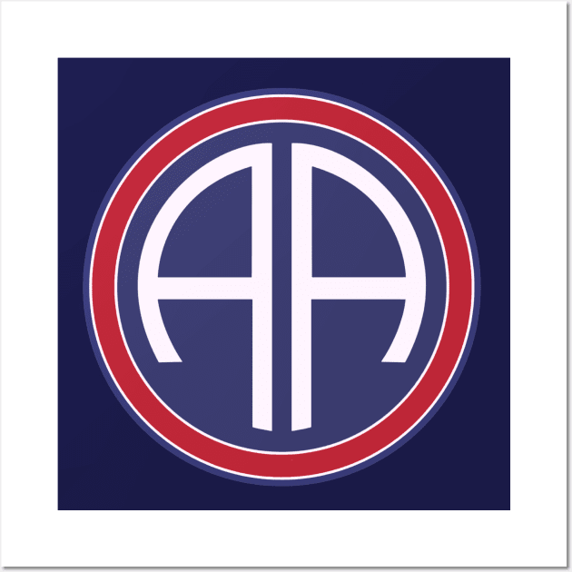 82nd Airborne All American Circle Wall Art by Trent Tides